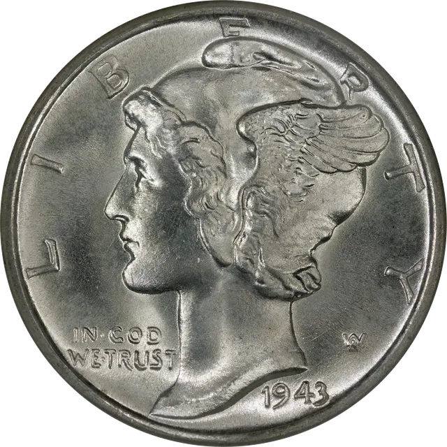 Mercury dime, 1916–1945