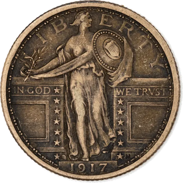 Standing Liberty quarter, 1916–1930